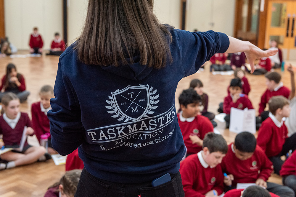 Teacher facilitating a Taskmaster Club